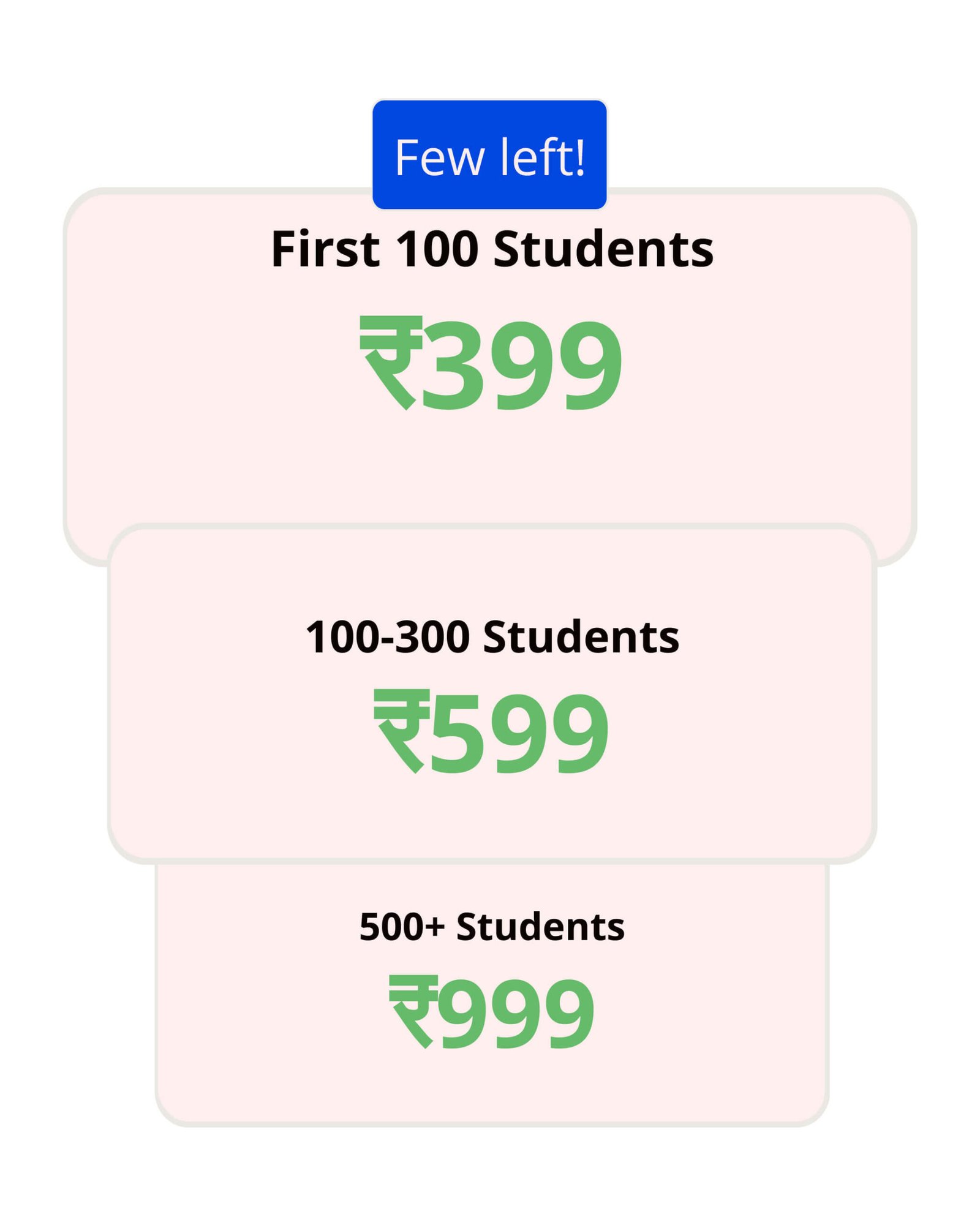 Pricing FOMO 399 tinified